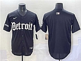Men's Detroit Tigers Blank Black Motor Gothic Edition' Vapor Premier Limited Stitched Jersey,baseball caps,new era cap wholesale,wholesale hats